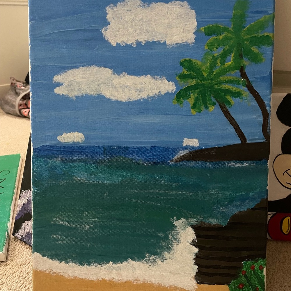 Beach painting
